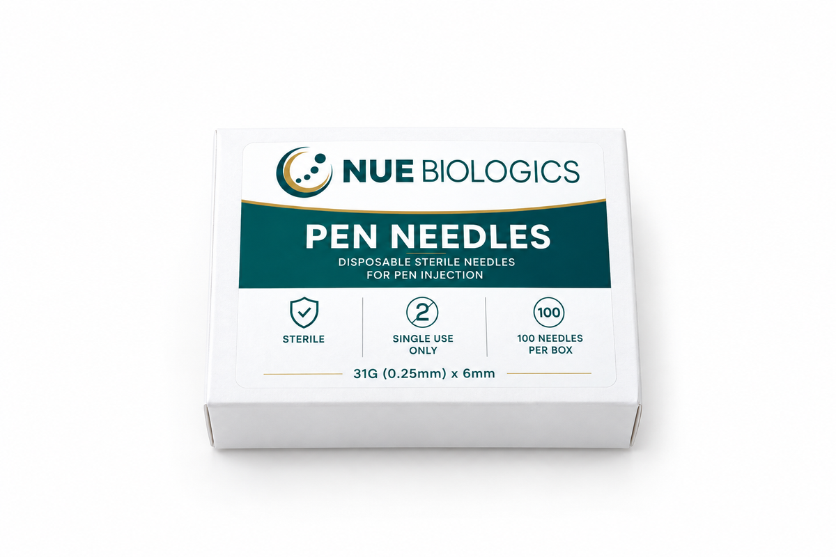 Nue Biologics 31G / 6mm Pen Needles